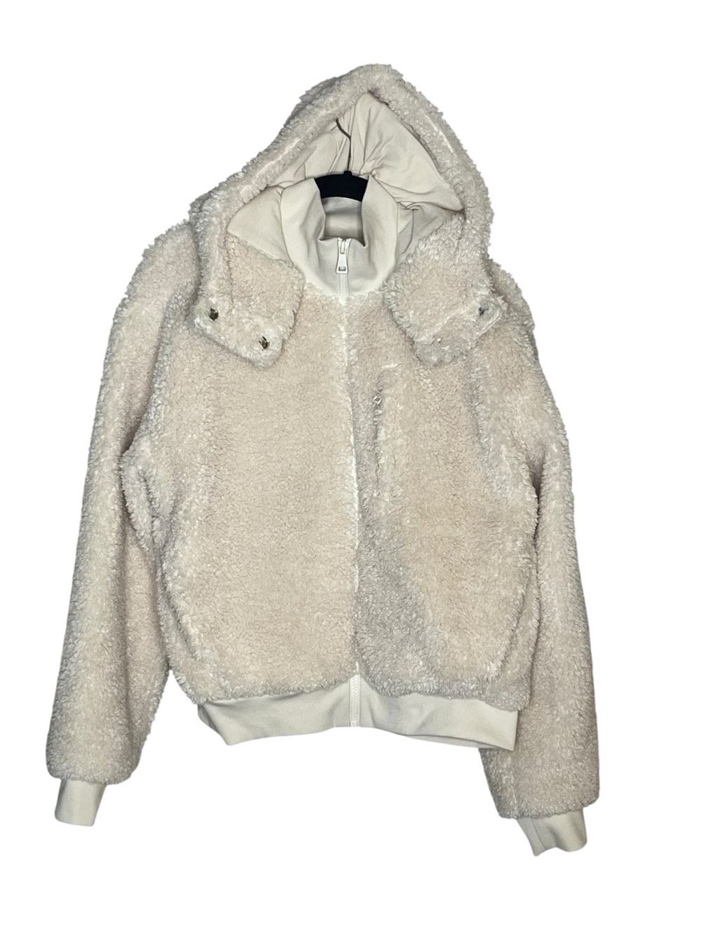 BEYOND YOGA Ivory Sherpa Adventure Jacket